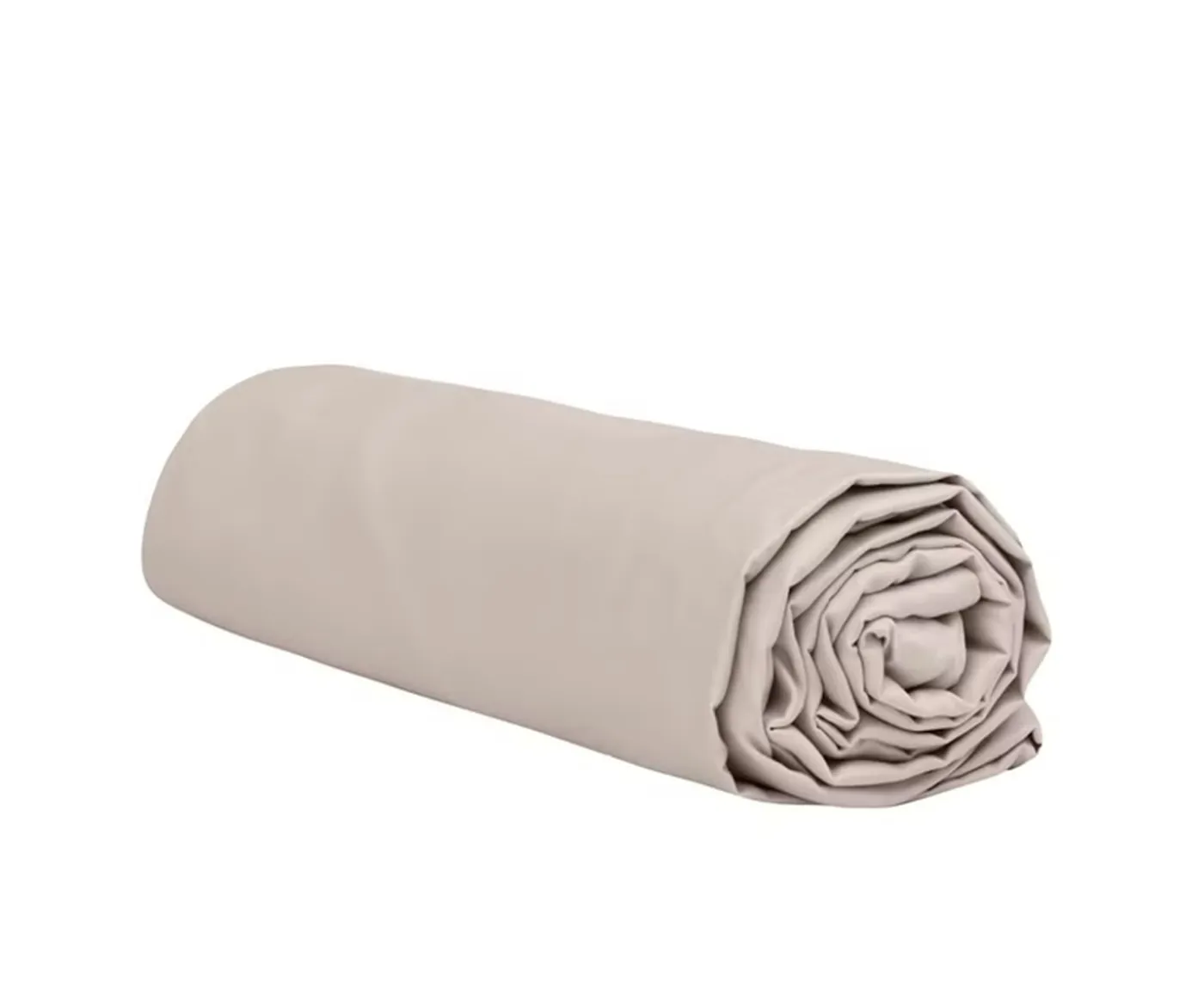 Høie Kuvertsytt Lakan Satin Beige 90x200