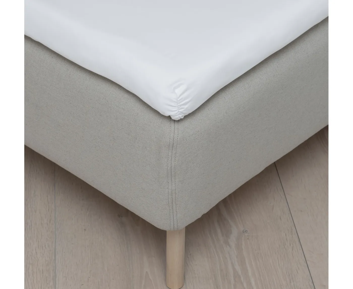 Høie Kuvertsytt Underlakan Satin Vit 90x200