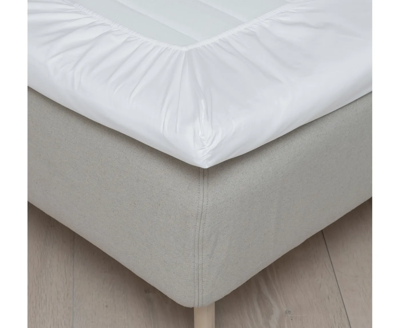 Høie Kuvertsytt Underlakan Satin Vit 90x200