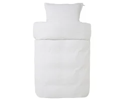 Høie Pure 3-del Påslakanset Krepp Vit