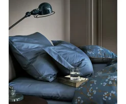 Høie Örngott Satin Blå 70x100