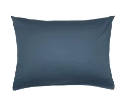 Høie Örngott Satin Blå 70x100