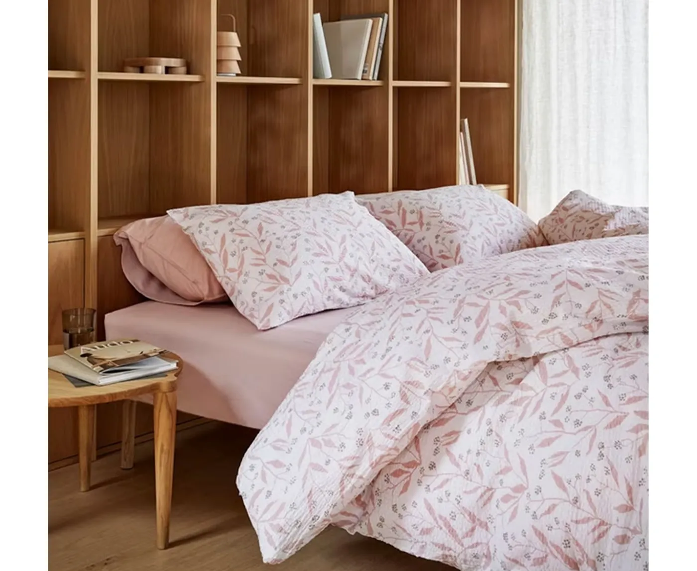 Høie Thale 2-del Påslakanset Krepp Dämpad Rosa