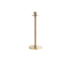 Hilke Collection Alto Basso Ljusstake Gold/White pigmented 40cm