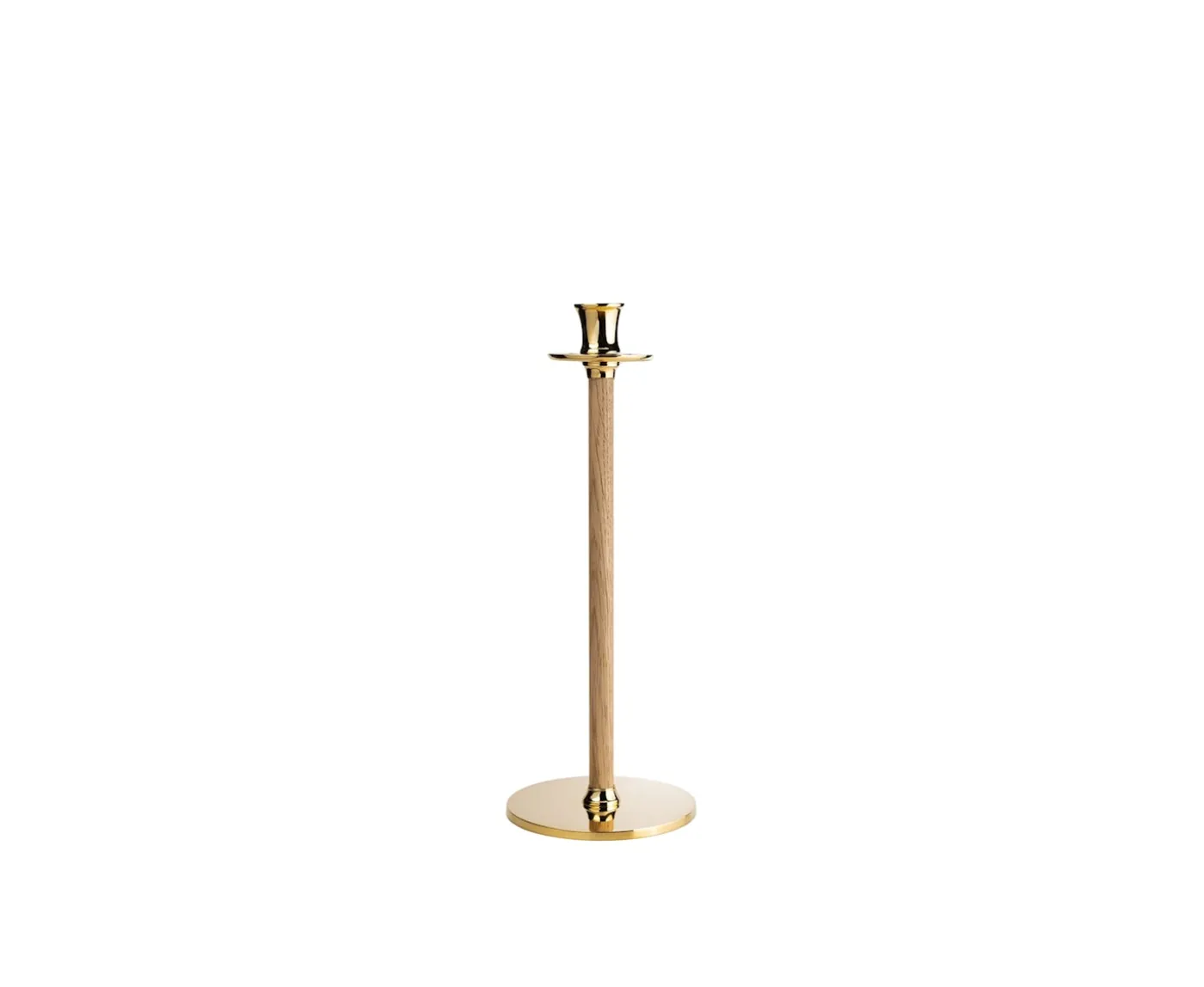Hilke Collection Alto Basso Ljusstake Gold/White pigmented 30cm