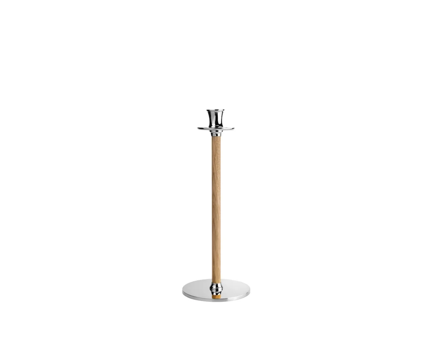 Hilke Collection Alto Basso Ljusstake Silver/White pigmented 30cm