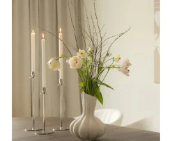Hilke Collection Chiaro Di Luna Ljusstake Silver 35 cm