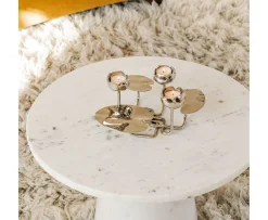 Hilke Collection Ninfea Ljusstake Silver Grande