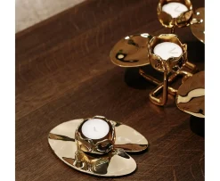 Hilke Collection Ninfea Piccola Ljusstake Guld