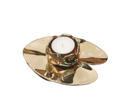 Hilke Collection Ninfea Piccola Ljusstake Guld