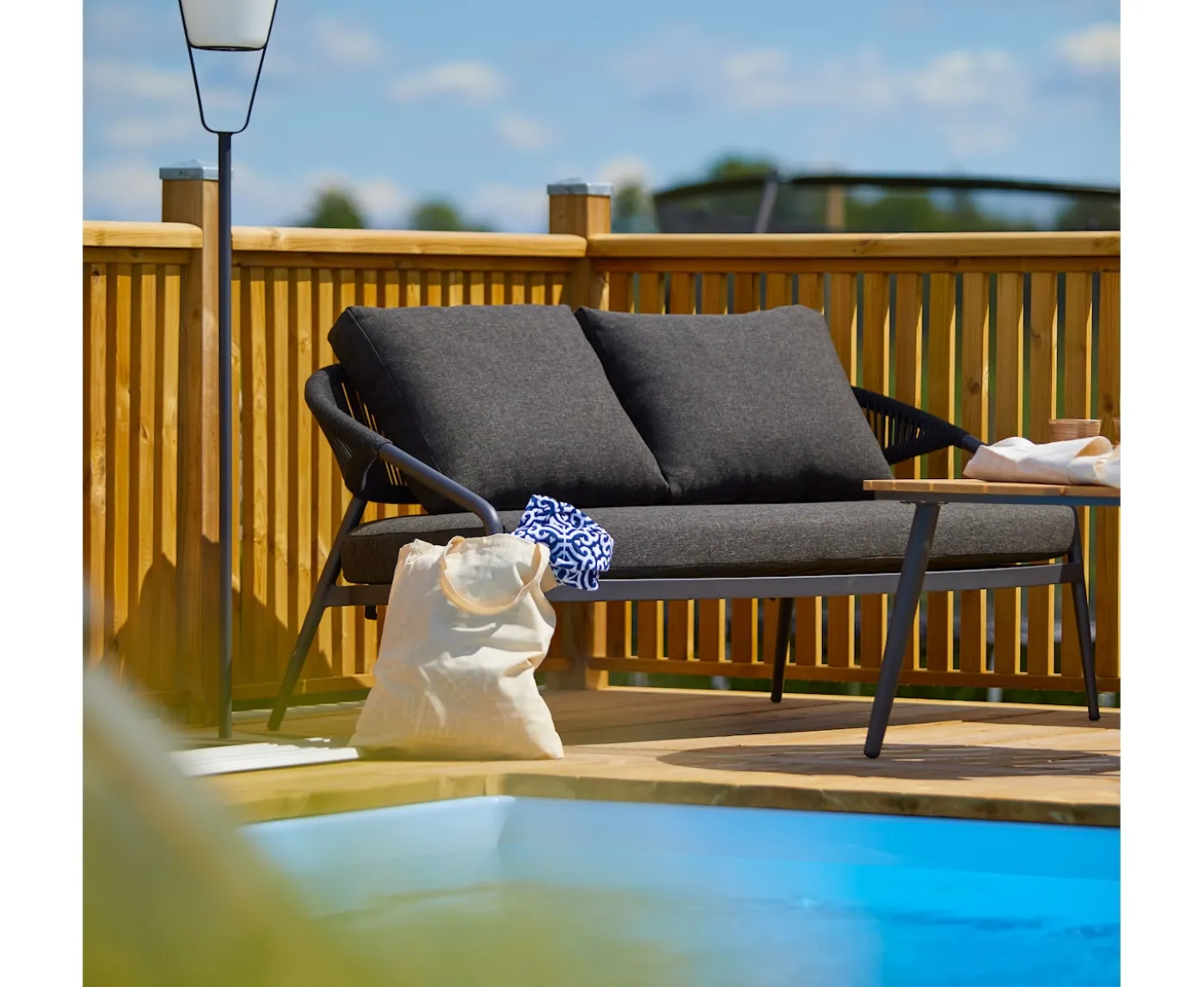 Hillerstorp Ekeryd 2-sits Soffa Antracitgrå