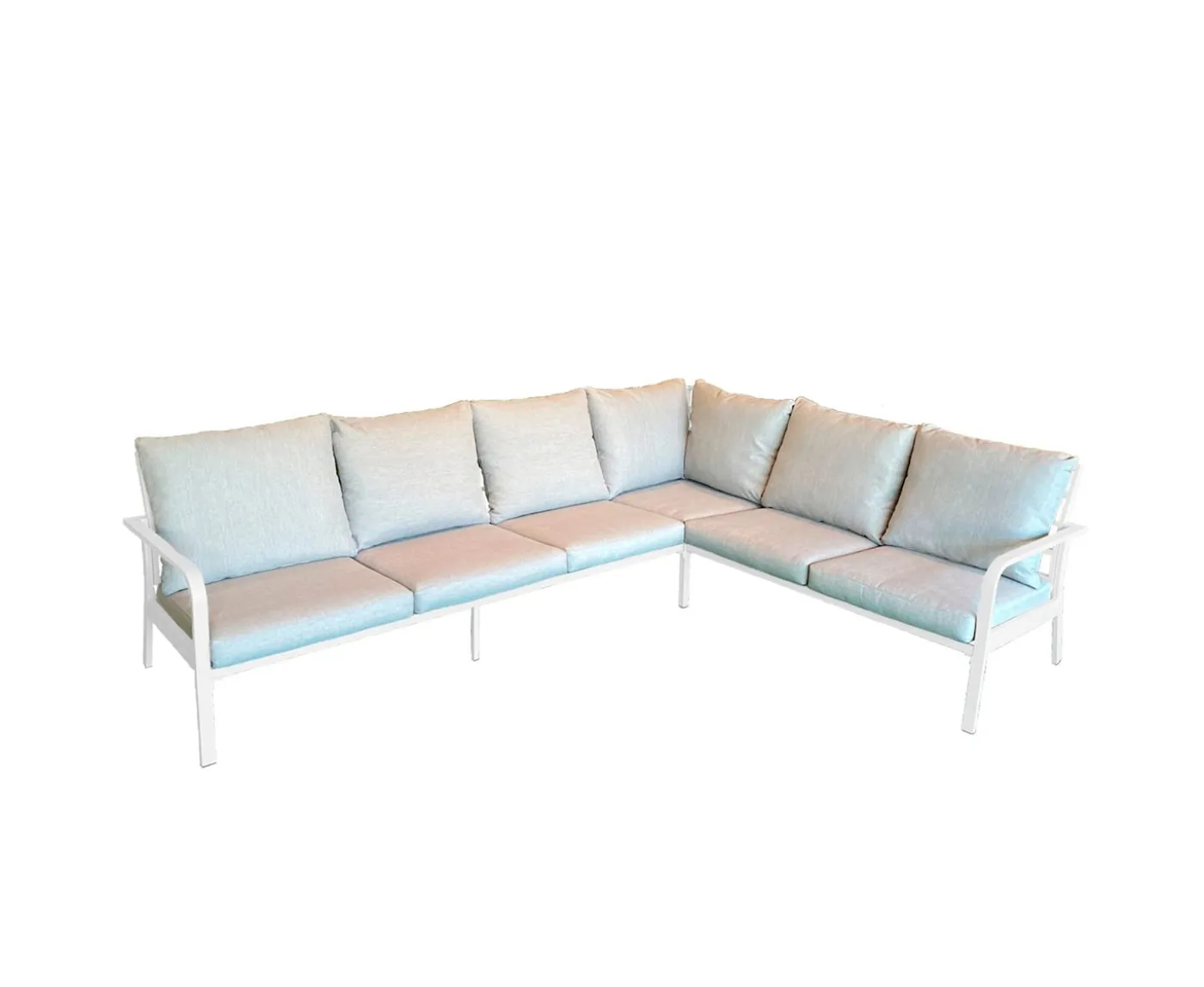 Hillerstorp Hånger Hörnsoffa Vit/Gråbeige 282cm