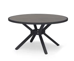 Hillerstorp Hånger Matbord Svart Ø140