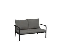 Hillerstorp Hånger 2-sits Soffa Svart/Gråbeige 140cm