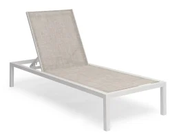 Hillerstorp Hånger Solsäng Vit/Greige 200cm