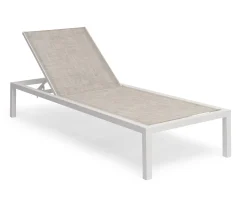 Hillerstorp Hånger Solsäng Vit/Greige 200cm