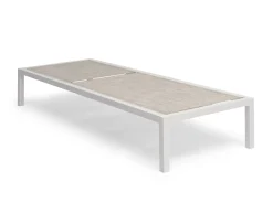 Hillerstorp Hånger Solsäng Vit/Greige 200cm