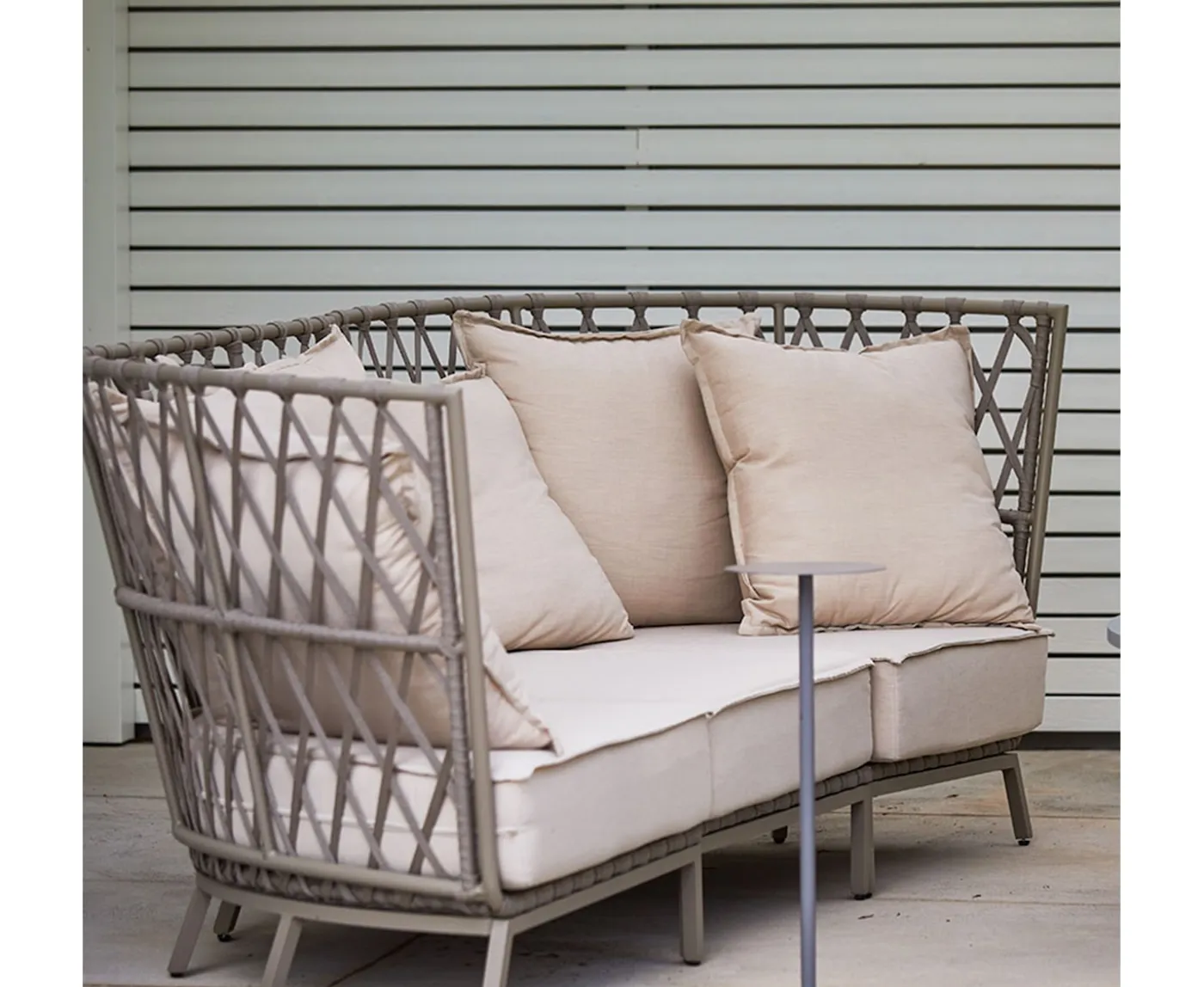 Hillerstorp Jet Set 3-sits Loungesoffa Beige 274cm