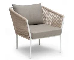 Hillerstorp Lersund Fåtölj Vit/Beige