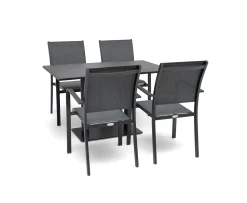 Hillerstorp Näsby Cafébord Svart 70x120