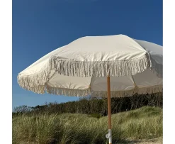 Hillerstorp Parasoll Fransad Vit Ø200