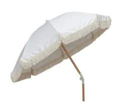 Hillerstorp Parasoll Fransad Vit Ø200