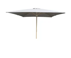 Hillerstorp Parasoll Fyrkantig Mörkgrå 290x290