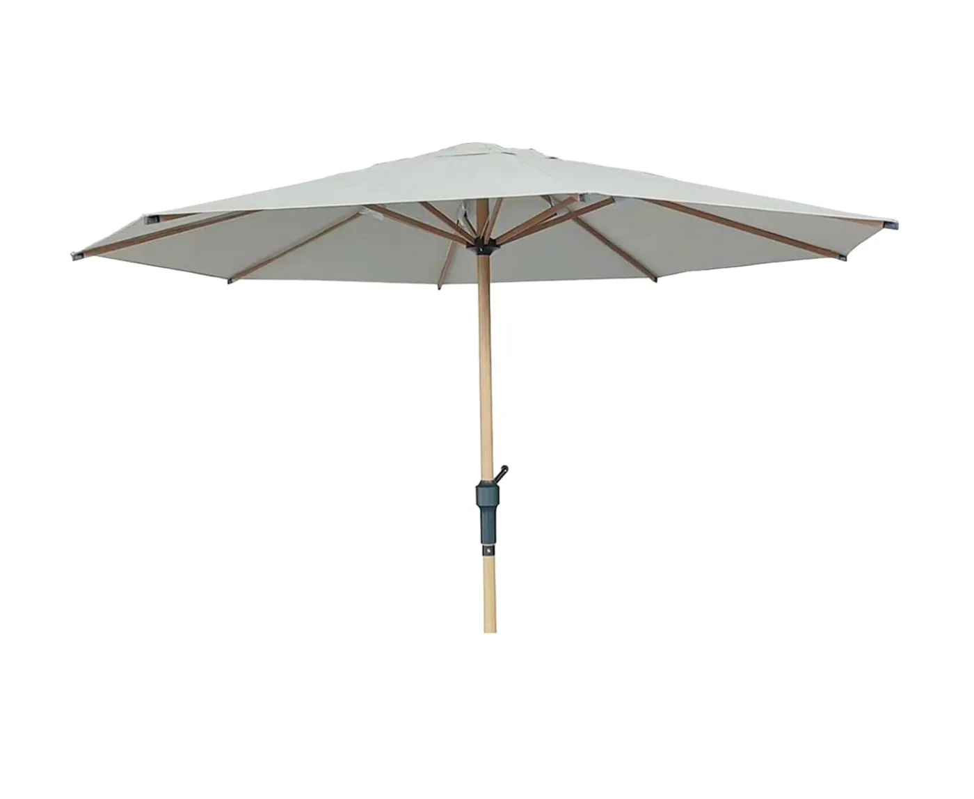 Hillerstorp Parasoll med Vev Beige Ø300