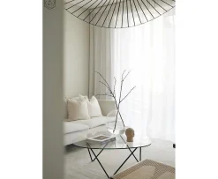 Himla Dalsland Gardinlängd Linne White 290cm
