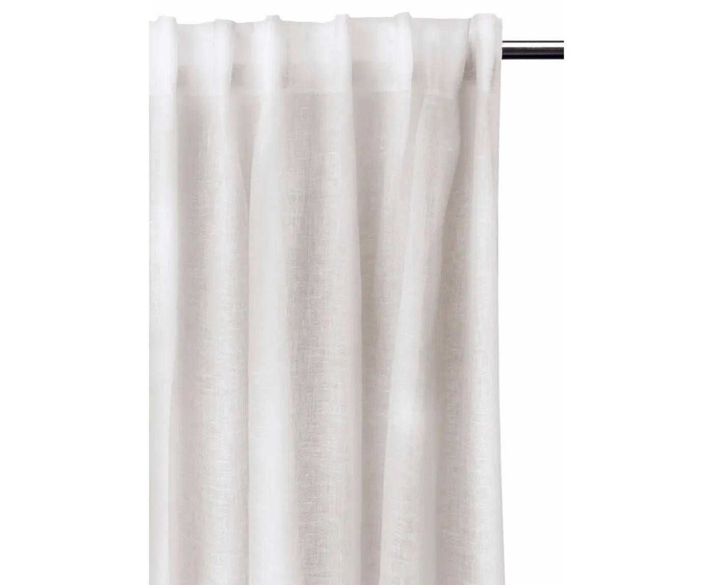 Himla Dalsland Gardinlängd Linne White 290cm