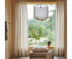 Himla Dalsland Gardinlängd Linne Oatmeal 250cm