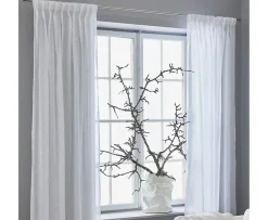 Himla Dalsland Gardinlängd Linne Optical White 290cm