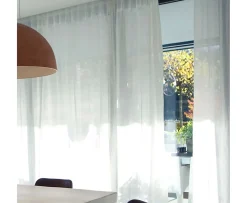 Himla Dalsland Gardinlängd Linne White 250cm