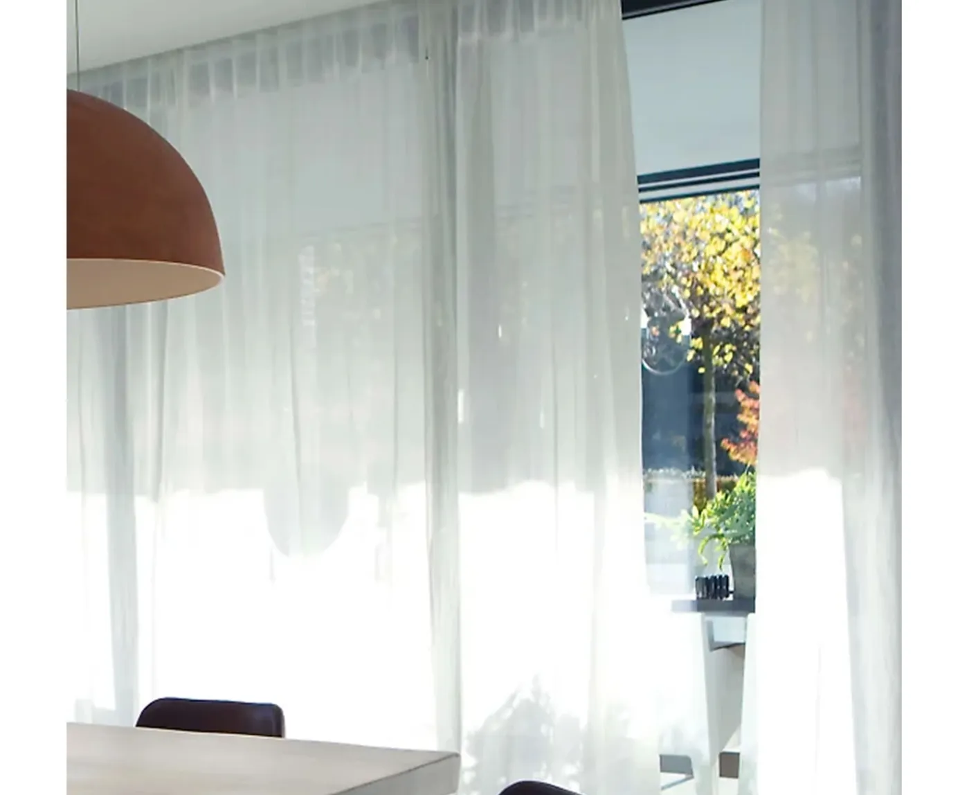 Himla Dalsland Gardinlängd Linne White 250cm