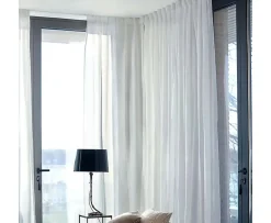 Himla Dalsland Gardinlängd Linne White 250cm
