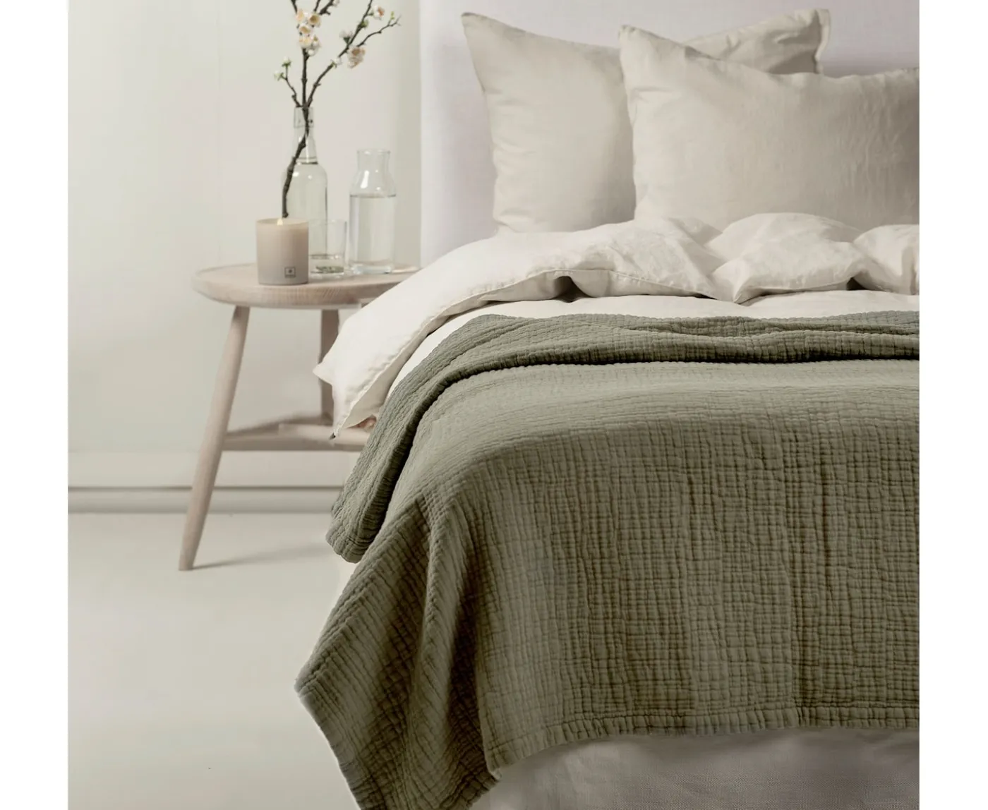Himla Denise Överkast Khaki 270x250