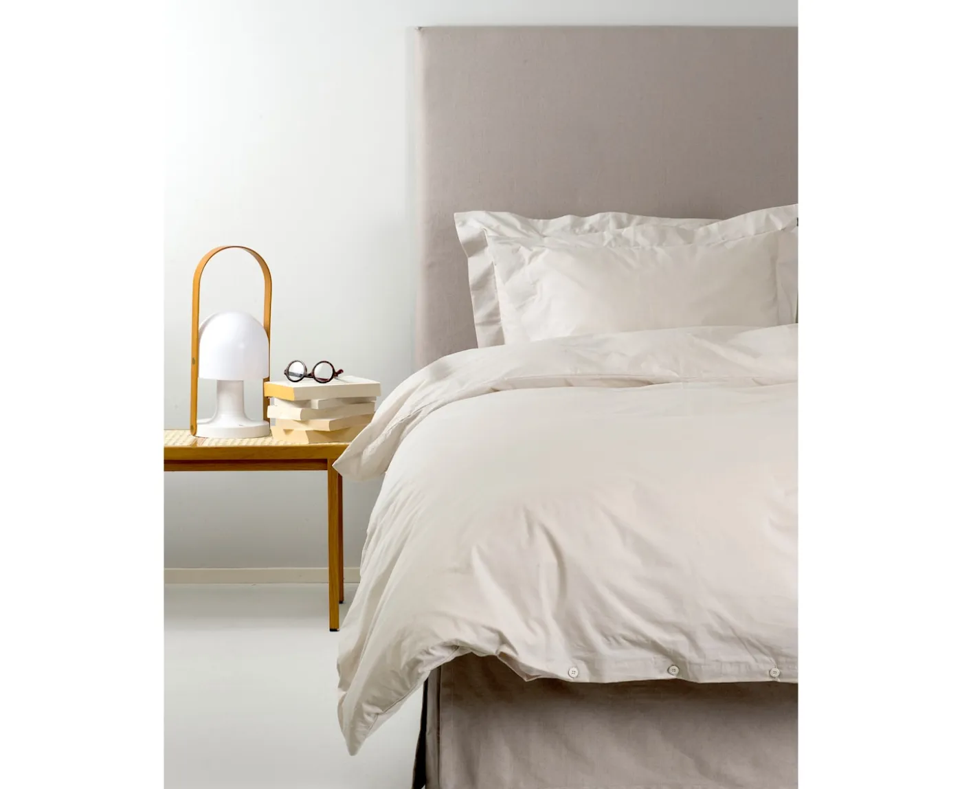 Himla Dreamtime Påslakan GOTS Percale Sand Enkel