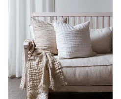 Himla Hannelin Kuddfodral Linne White 50x50