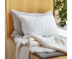 Himla Hannelin Kuddfodral Linne White 50x70
