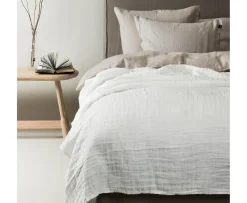 Himla Hannelin Överkast White/White 160x260