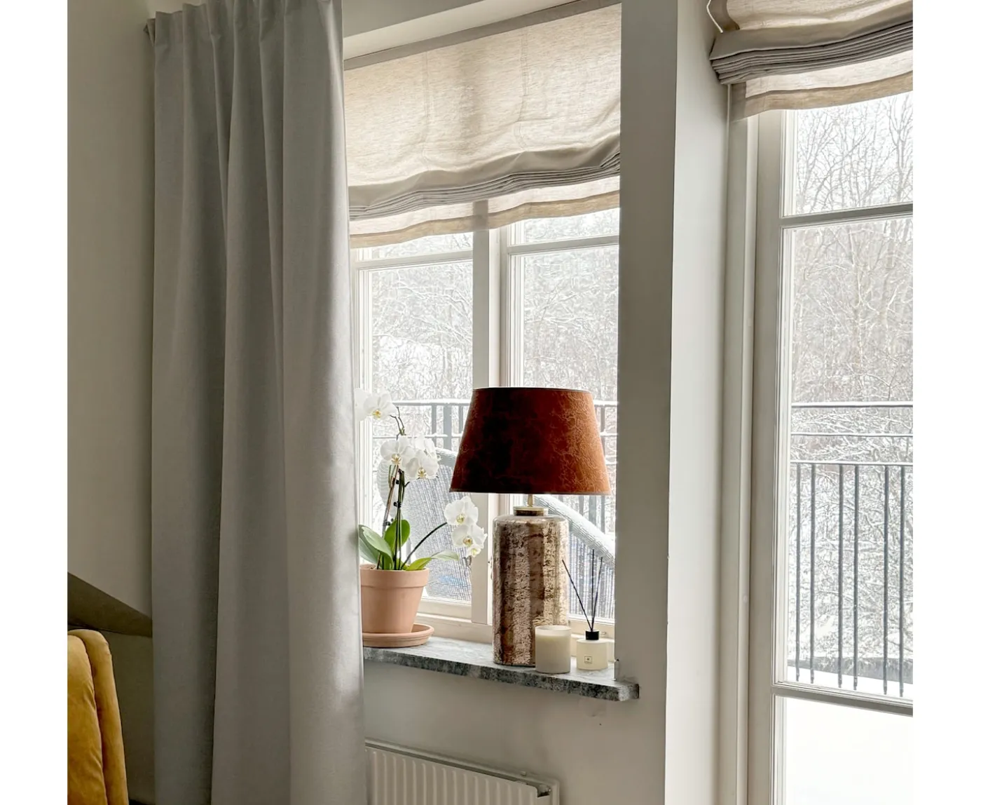Himla Nightfall Gardinlängd Blackout Light Grey 135x250