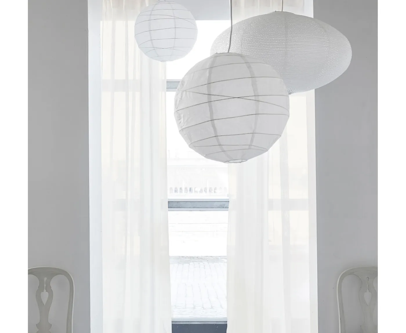Himla Skylight Gardinlängd Linne Offwhite 140x290