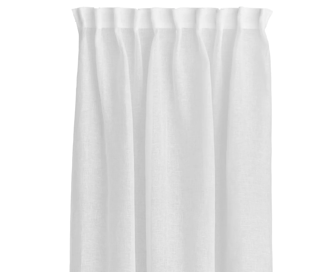 Himla Skylight Gardinlängd Linne White 140x290