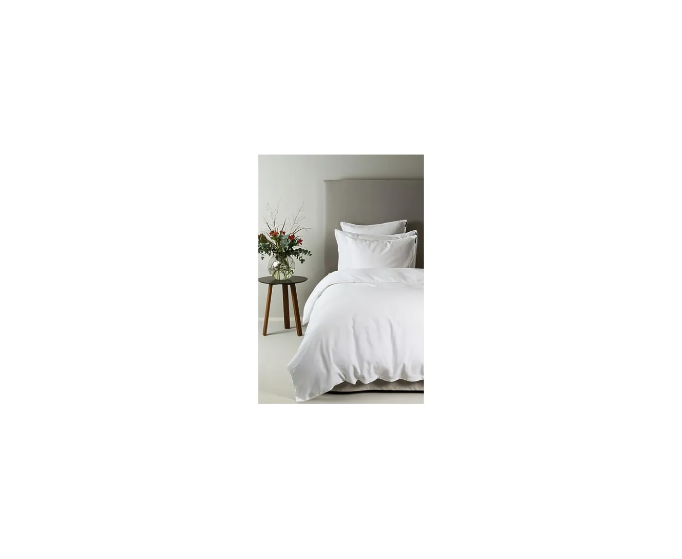 Himla Soul of Örngott GOTS Satin White 50x90