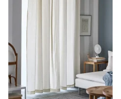 Himla Sunrise Gardinlängd Linne Fog 280x250