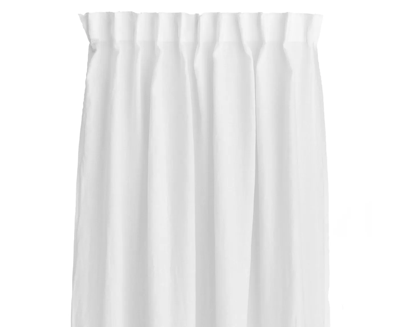 Himla Sunrise Gardinlängd Linne White 140x250