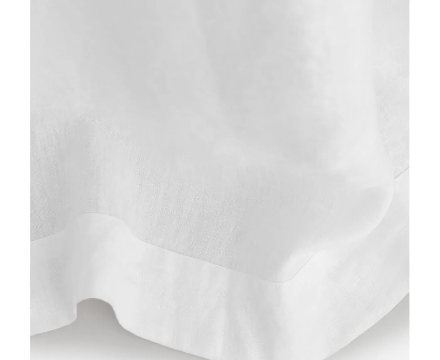 Himla Sunrise Gardinlängd Linne White 140x250