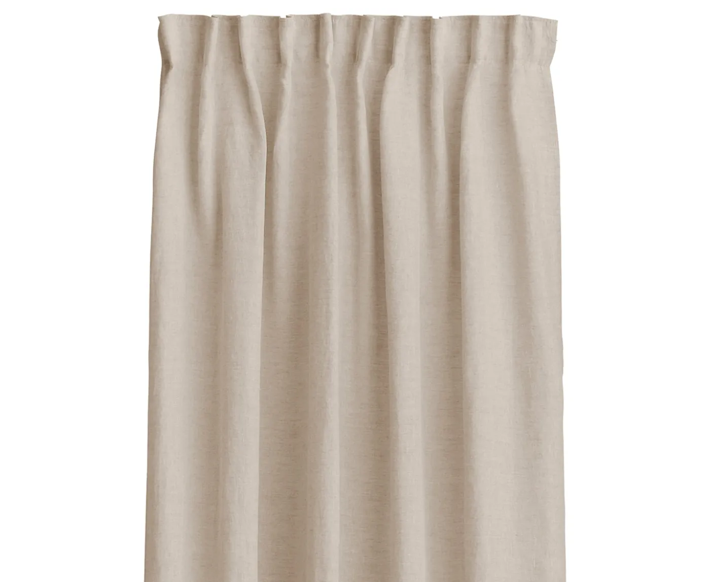Himla Sunrise Gardinlängd Linne Oatmeal 280x250