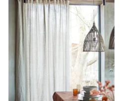 Himla Sunrise Gardinlängd Linne Oatmeal 280x250