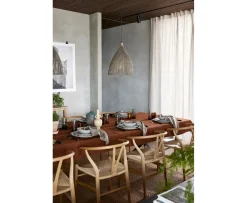 Himla Sunshine Gardinlängd Linne Oatmeal 140x290